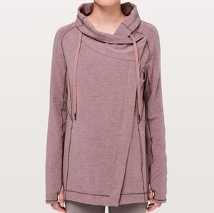 Coast Easy Wrap - Heathered Misty Merlot